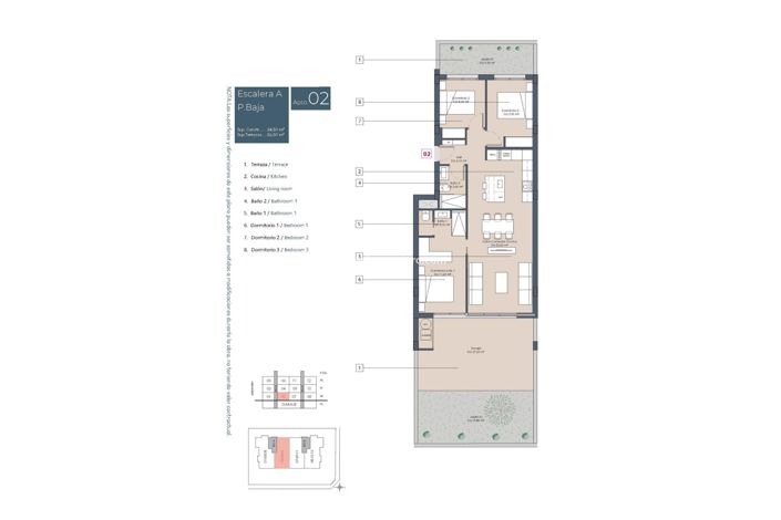 Image No.6-3 Bed Apartment for sale