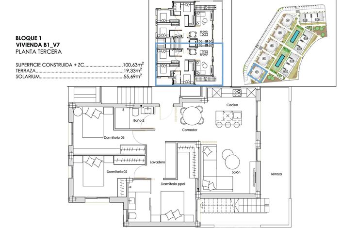 Image No.15-3 Bed Penthouse for sale