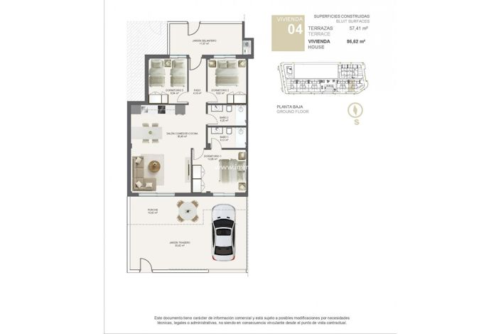 Image No.21-3 Bed Apartment for sale
