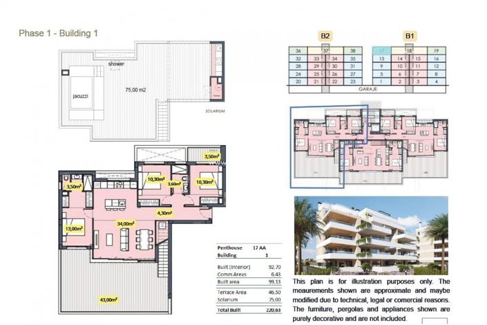 Image No.30-Penthouse de 3 chambres à vendre à Torre Pacheco Town