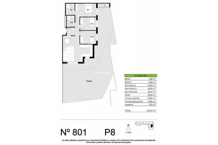 Image No.15-3 Bed Penthouse for sale