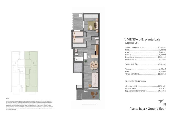 Image No.22-Apartamento con 2 dormitorios en venta