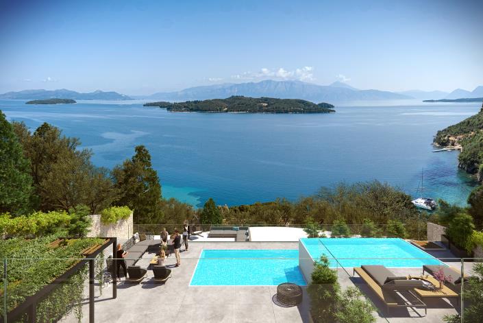 Image No.5-Villa de 4 chambres à vendre à Lefkas