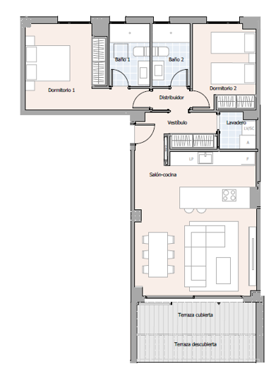 Image No.14-2 Bed Apartment for sale