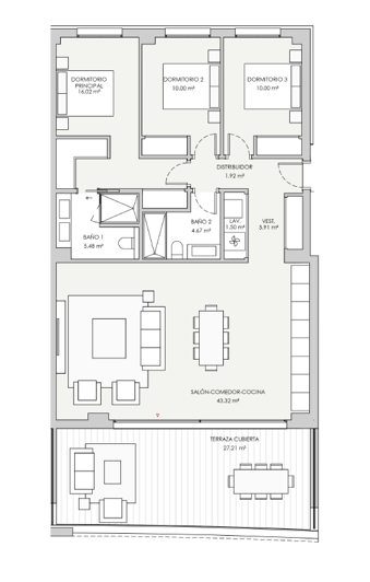 Image No.32-3 Bed Apartment for sale
