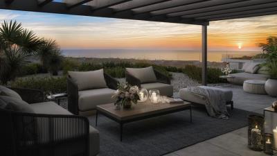 Panorama-Apartments_Rooftop-Evening