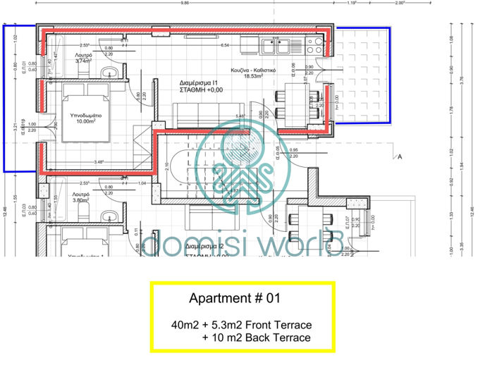 Image No.10-Appartement de 1 chambre à vendre à Vrachasi