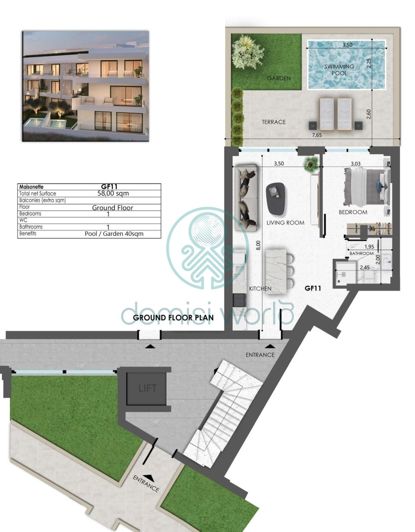 Image No.11-Propriété de 2 chambres à vendre à Grèce