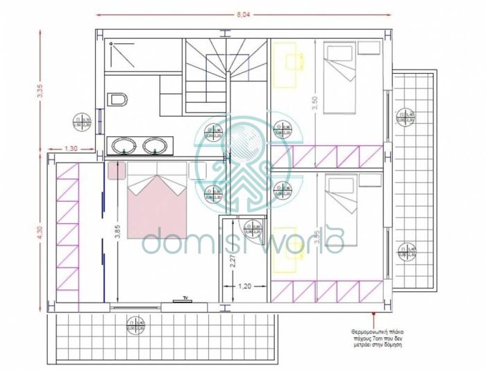 Image No.5-Villa / Détaché de 3 chambres à vendre à Grèce