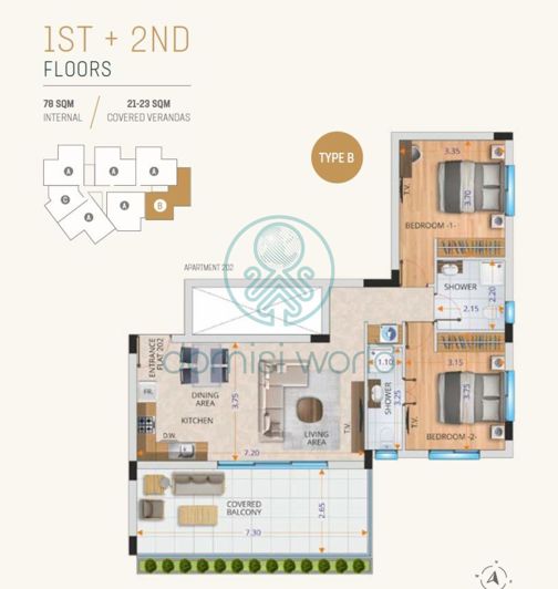 Image No.13-2 Bed Apartment for sale