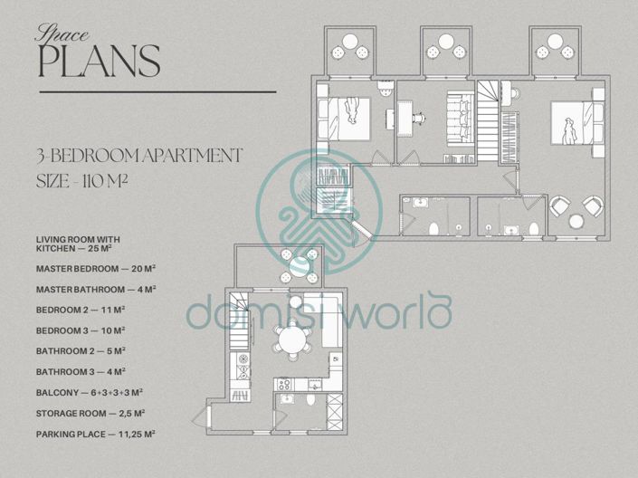 Image No.20-3 Bed Maisonette for sale