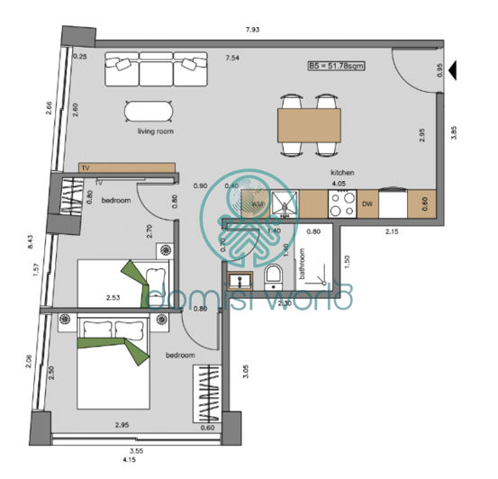 Image No.4-2 Bed Apartment for sale