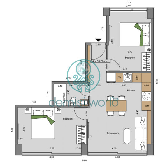 Image No.5-2 Bed Apartment for sale