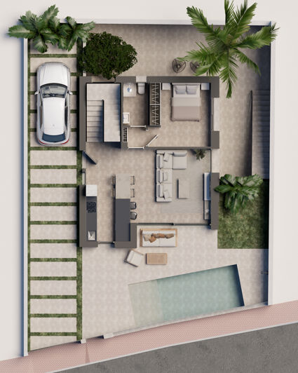 Image No.8-Villa de 2 chambres à vendre à Pilar de la Horadada