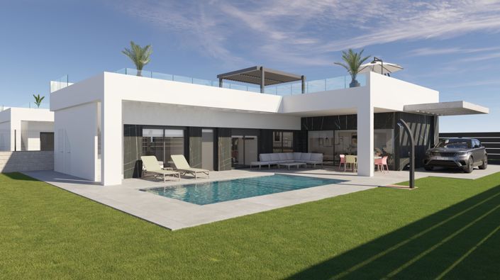 Image No.1-Villa de 3 chambres à vendre à Algorfa
