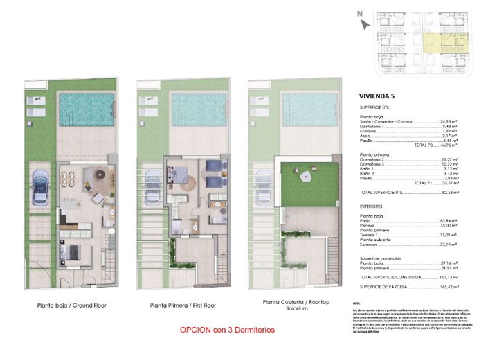 Image No.7-3 Bed Villa for sale