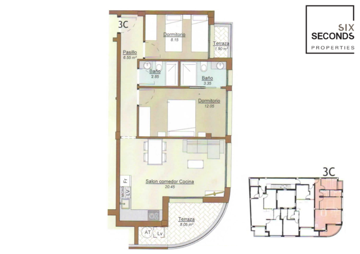 Image No.30-2 Bed Apartment for sale