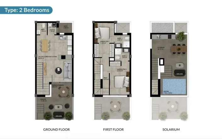 Image No.12-2 Bed Townhouse for sale