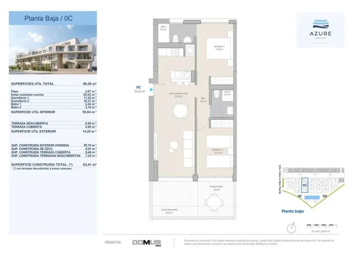 Image No.24-2 Bed Apartment for sale