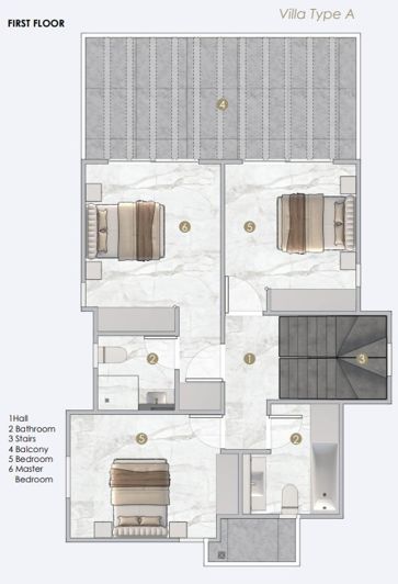 Image No.17-Villa de 3 chambres à vendre à Konia