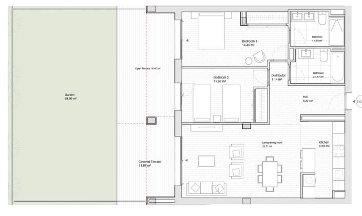 Image No.8-2 Bed Property for sale