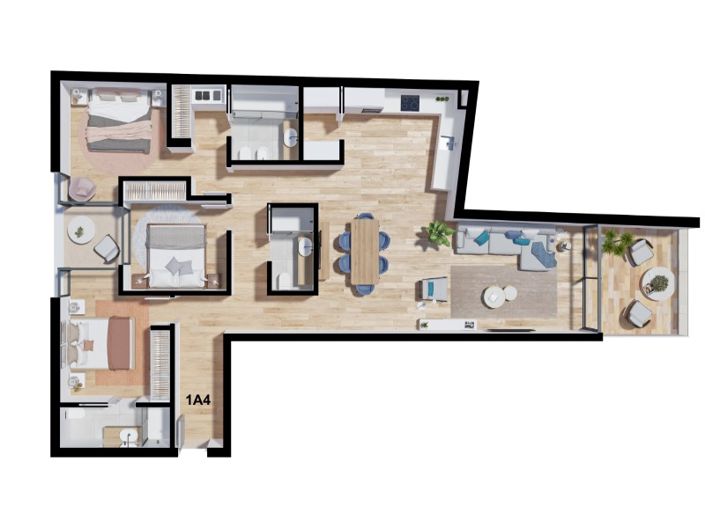 Image No.8-3 Bed Apartment for sale