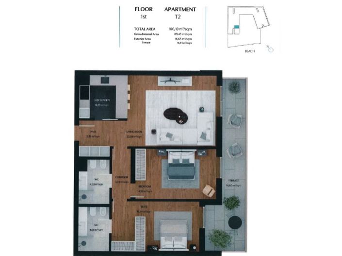 Image No.28-2 Bed Apartment for sale