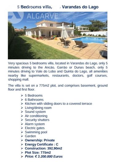 Image No.42-5 Bed Villa for sale