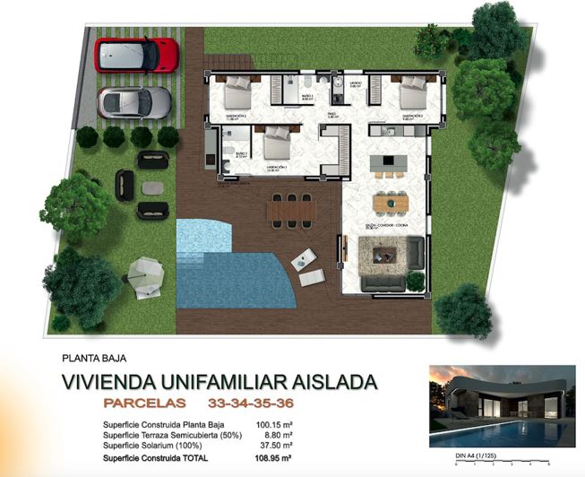 Image No.27-3 Bed Villa for sale