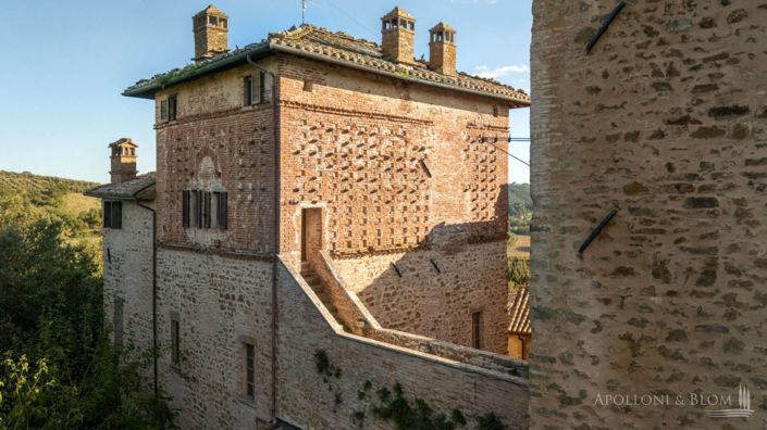Image No.2-Châteaux de 9 chambres à vendre à Perugia