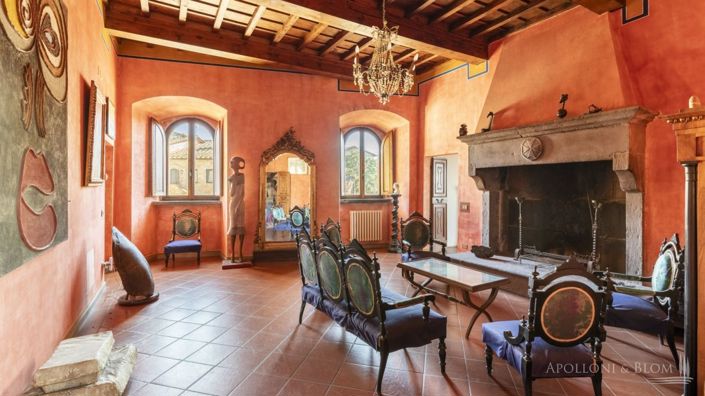 Image No.26-Châteaux de 7 chambres à vendre à Gaiole in Chianti