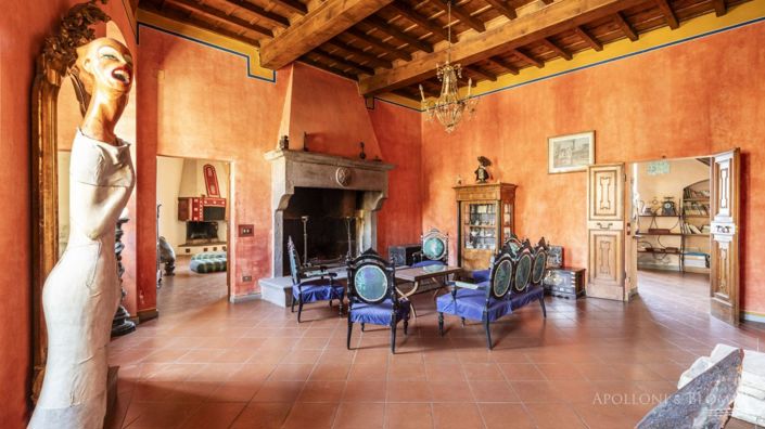 Image No.4-Châteaux de 7 chambres à vendre à Gaiole in Chianti