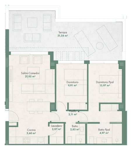 Image No.11-2 Bed Apartment for sale