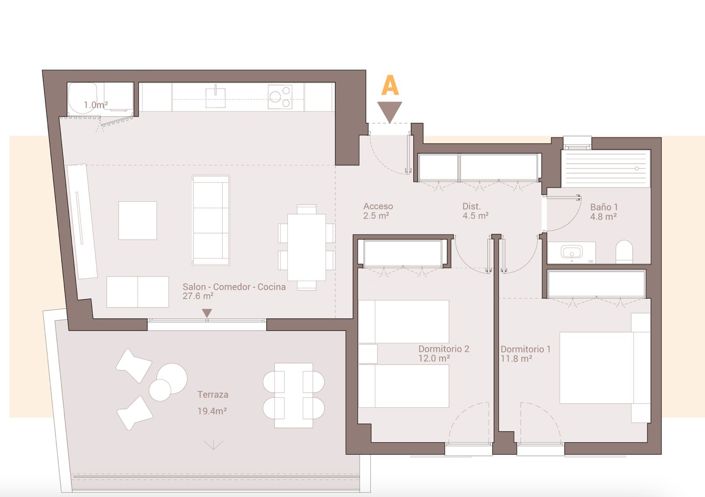 Image No.27-2 Bed Apartment for sale