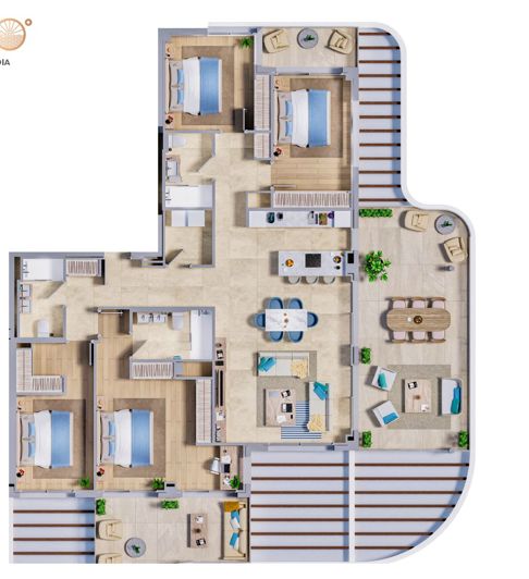 Image No.23-4 Bed Penthouse for sale