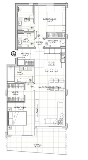 Image No.24-2 Bed Apartment for sale