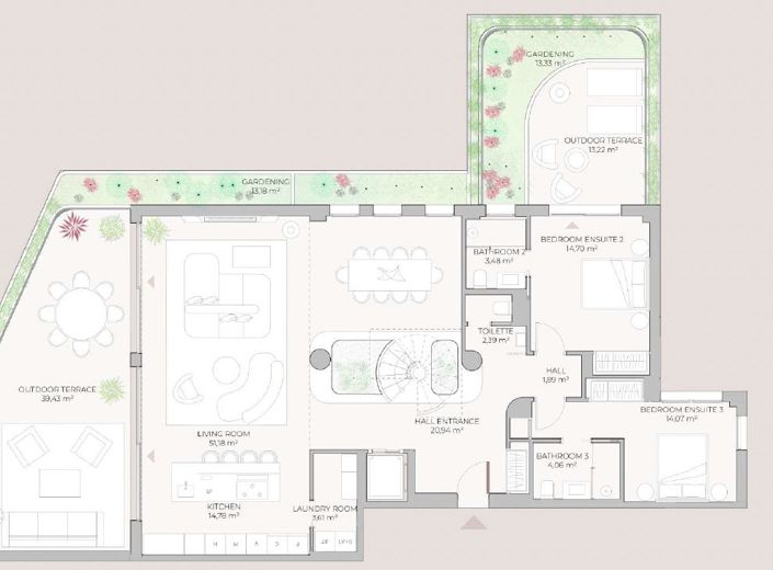 Image No.19-3 Bed Apartment for sale