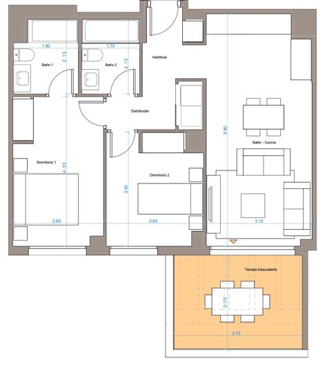 Image No.11-Appartement de 2 chambres à vendre à Mijas Costa