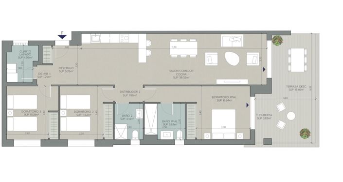 Image No.15-3 Bed Apartment for sale