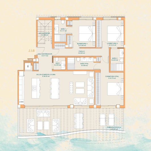 Image No.17-2 Bed Apartment for sale