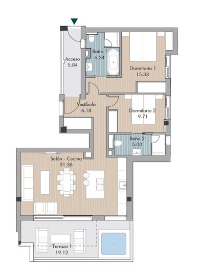 Image No.24-Appartement de 2 chambres à vendre à Marbella