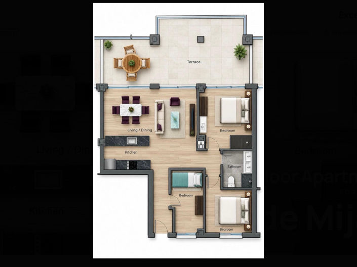 Image No.26-3 Bed Apartment for sale