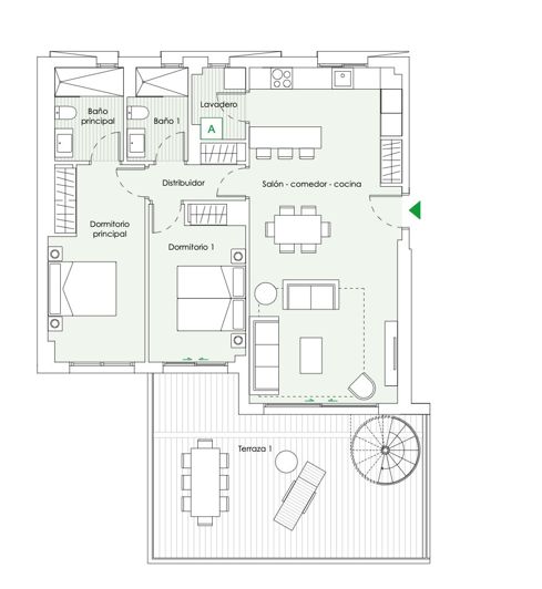 Image No.25-2 Bed Penthouse for sale