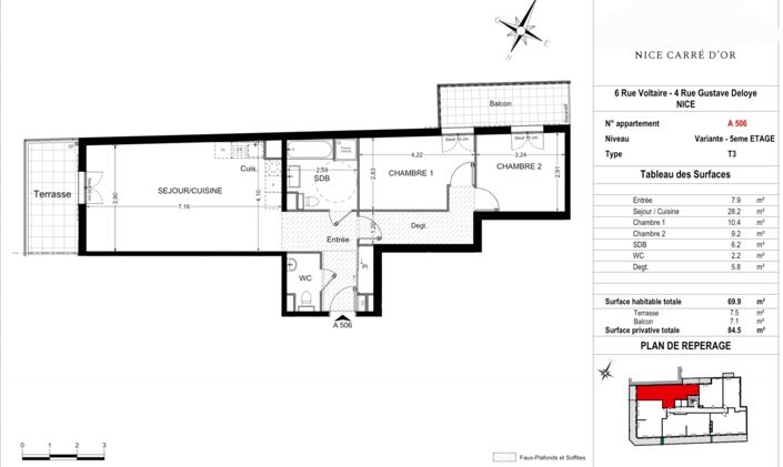 Image No.4-Propriété de 2 chambres à vendre à Nice