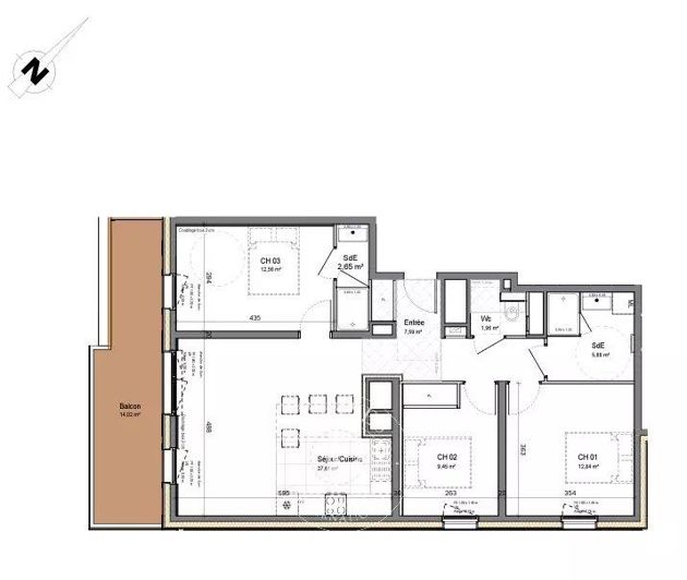 Image No.1-3 Bed Apartment for sale
