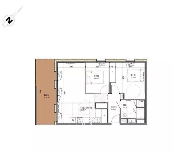 Image No.1-2 Bed Apartment for sale