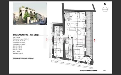1 - Nîmes, Apartment