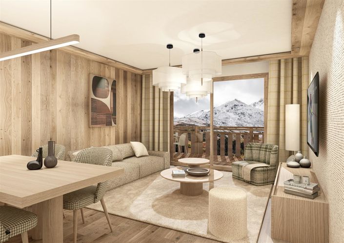 Image No.1-Appartement de 1 chambre à vendre à Courchevel