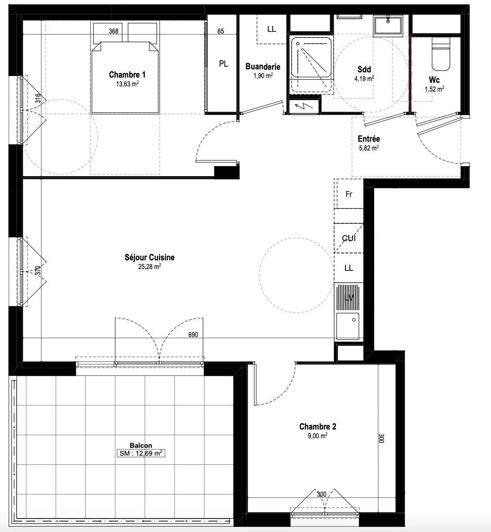 Image No.3-2 Bed Apartment for sale