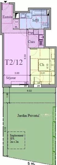 Image No.4-Propriété de 1 chambre à vendre à Cannes